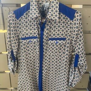 Vintage Floral Patterned Blouse